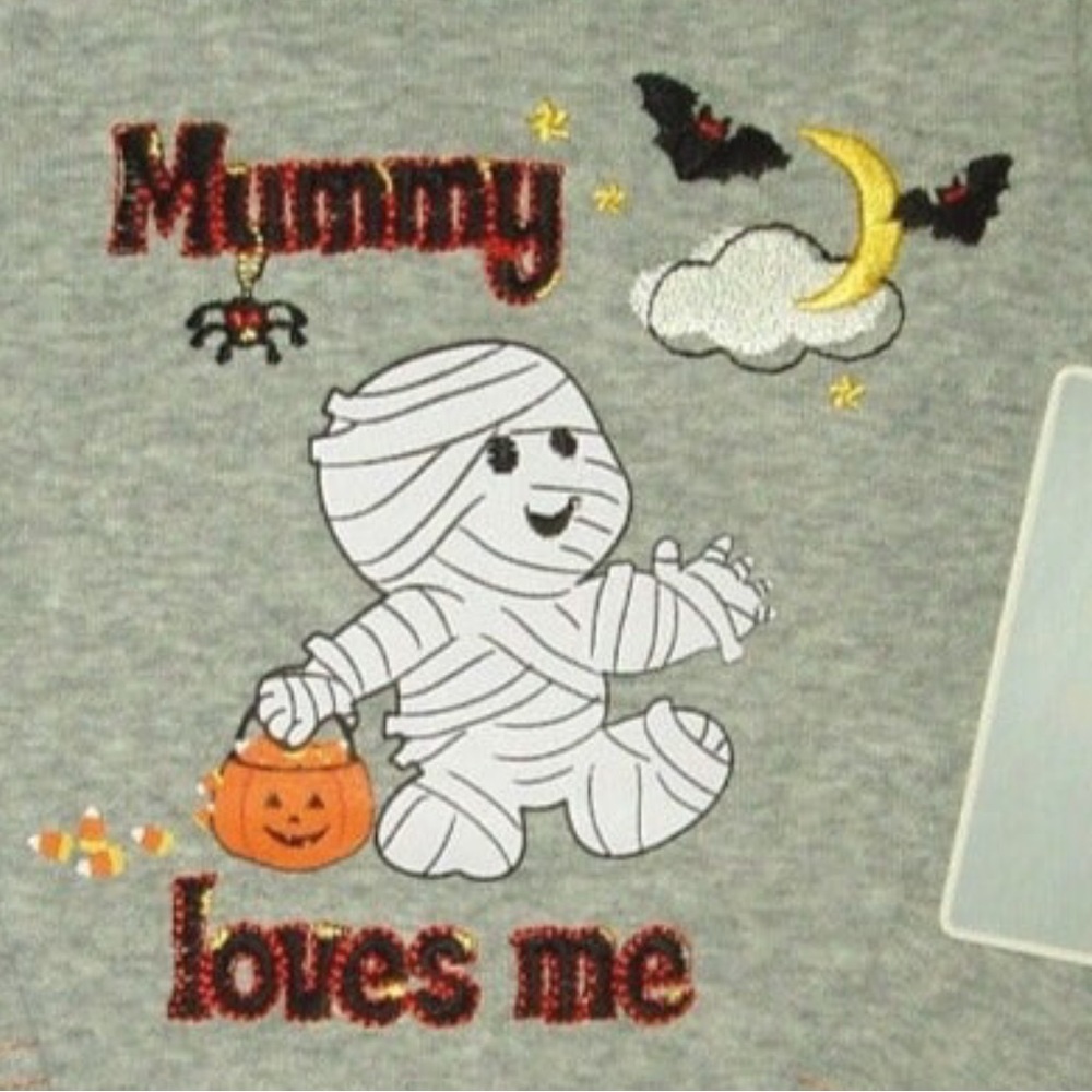 Mummy Loves Me Bodysuit Halloween Spider Bats Baby Boys